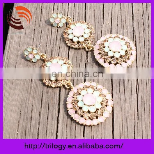 2014 Latest Design Lady Diamond Earrings photo-5