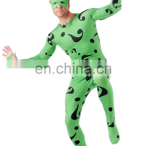 Green Spandex Morph Suits Full Body Cosplay Costume photo-3