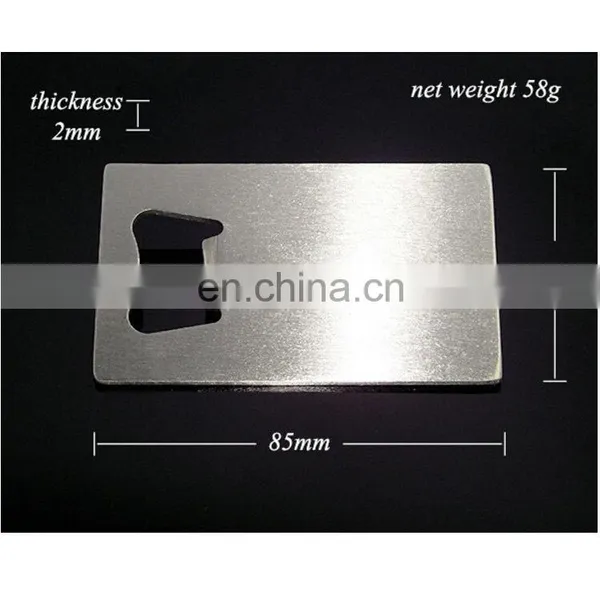 Creative Stainless Steel Beer Credit Card Shaped Bottle Opener photo-6