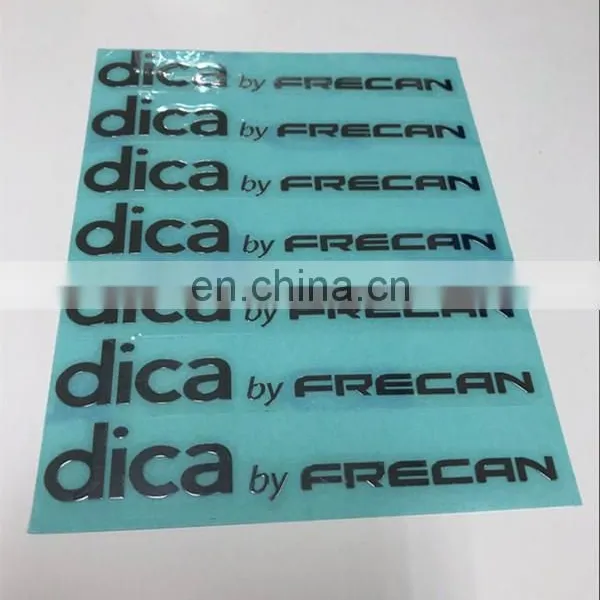 Quality Glossy Nickle Silver Metal Sticker photo-3