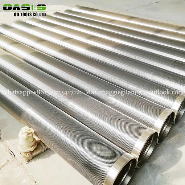 6 5/8'' Water Well Screen for Deep Water Well Drill Slot Wedge Wire Thread/plain END Connecttion photo-3