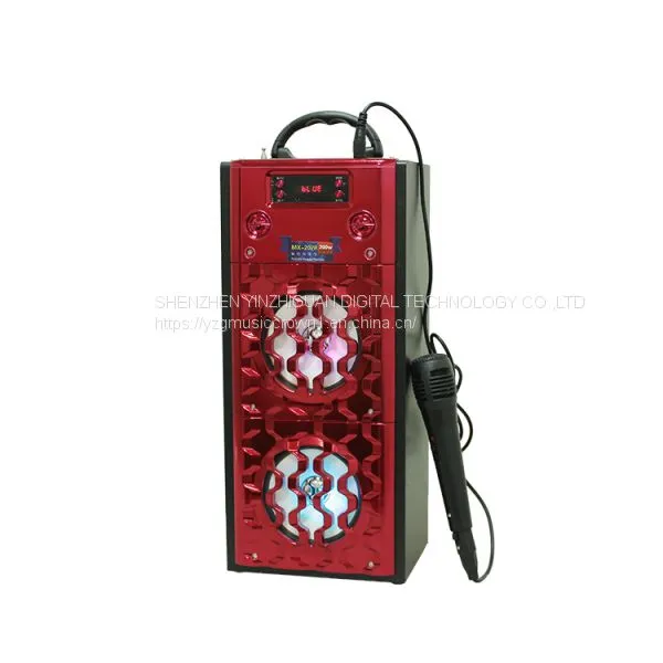 Ready Made Goods Wooden Portable Active Outdoor Party Karaoke Speaker for Home Theatre photo-4