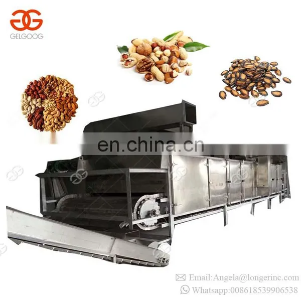 Conveyor Type Belt Cooling System Grain Corn Soybean Cocoa Bean Nut Roaster Tea Sesame Peanut Roasting Machine photo-4