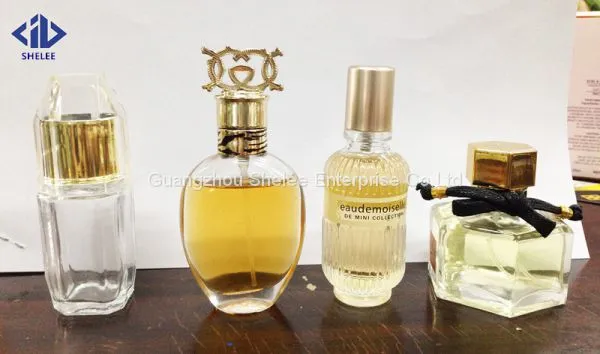 China Factory Supply Many Items of 25ml Glass Perfume Bottles With Caps