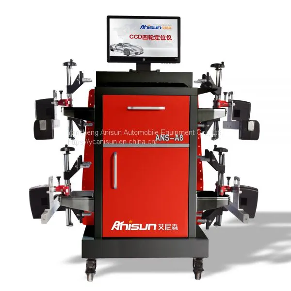 Anisun CCD wheel alignment A8 used to car with professional service