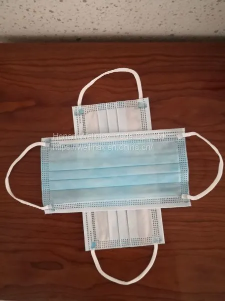 Disposable 3 Ply Non-woven Protective Face Mask photo-4