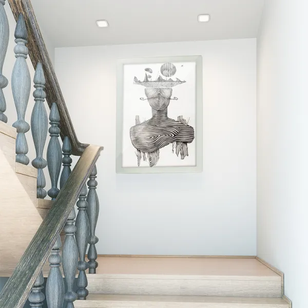 Tengfeng Elevator Advertising Frame Apple Board Picture Frame Ultra Thin Advertising Mirror Frame Picture Frame Plastic Frame Billboard photo-5