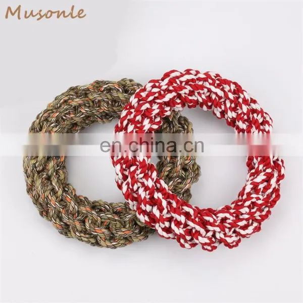 Best Pet Shop Toys Wholesale Cotton Rope Doughnut Toy for Dogs photo-4