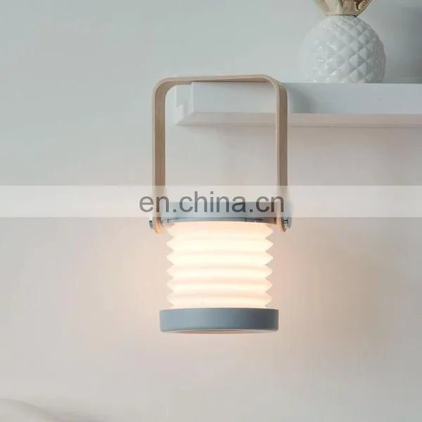 Gift Promotional LED Lantern Light Dimmable Portable USB Rechargeable Touch Sensor Night Light photo-3