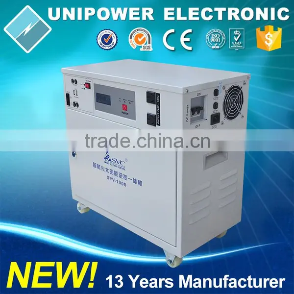 ALL-IN-ONE 360W Pure Sine Wave AC/DC Output LCD/LED 12V/24V Solar Power System