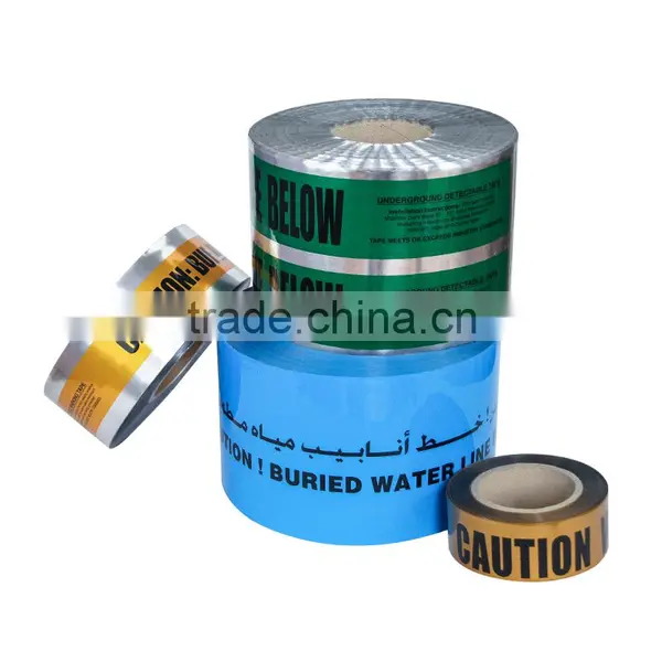 Hot Selling Non Adhesive Underground Detectable Warning Tape OP015-4 photo-3