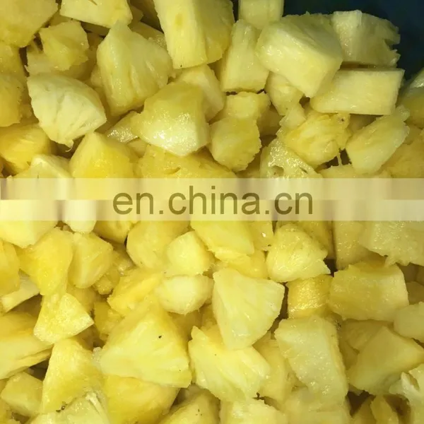 Sinocharm BRC-A Approved IQF Pineapple 2cm Cut Frozen Pineapple photo-5