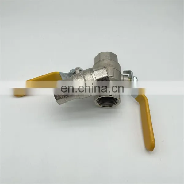 Latest Hot Selling High Quality Custom 1/2 3/4 Zhejiang Zinc Alloy Threaded Long Handle Ball Valve photo-5