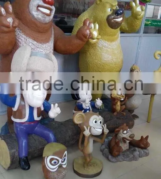 Fashioned Cartoon Doll/Grass/Fiber Glass/Plastic Cartons