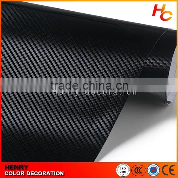 Newly Car Body Wrap Sticker Air Bubble Free 3D Carbon Fiber Film for Car photo-5