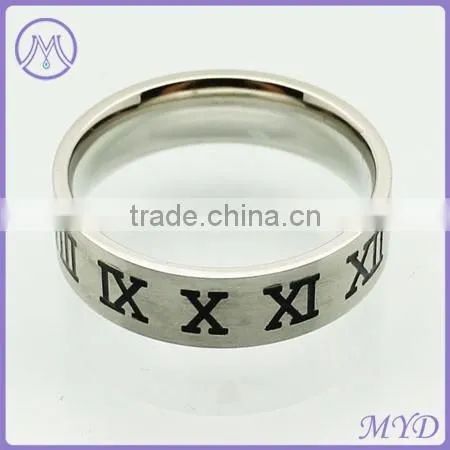High Quality Polish Custom Plain Stainless Steel Ring photo-5
