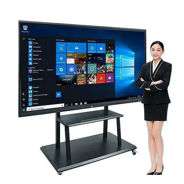 110-inch College Teaching Integrated Computer Smart Campus Electronic Whiteboard Education 3D Display System 4K Display Screen photo-3
