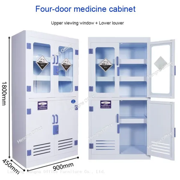 Multi-functional PP Storage Cabinet for Acid Base and Corrosives, Versatile Polypropylene Lab Safety Furniture for University Research Centers photo-5