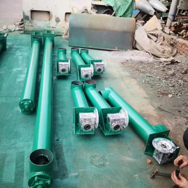Inclined Feed Hoist for Granular Salt, 219 Carbon Steel Screw Hoist, Screw Feeder for Forage and Nuts photo-3