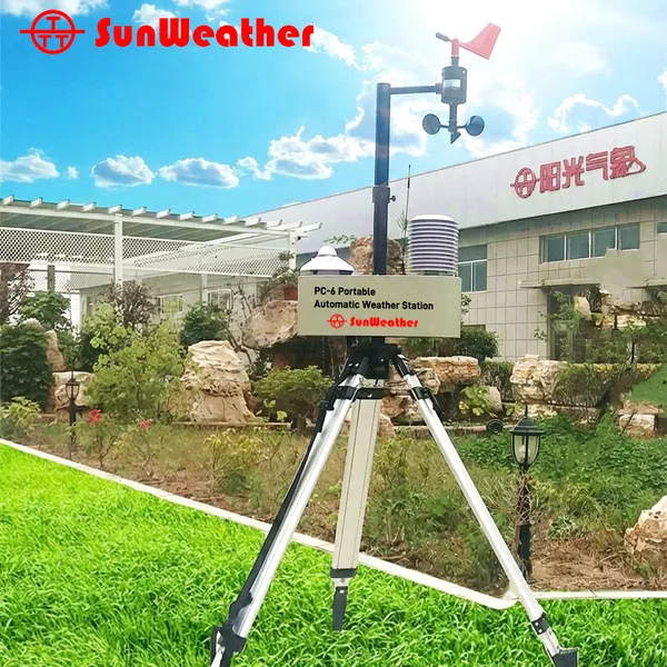 Weather Station: PC-6 Portable Automatic Weather Station, Rainfall, Solar Radiation, Carbon Dioxide, Evaporation, Environmental Temperature& Humidity photo-2