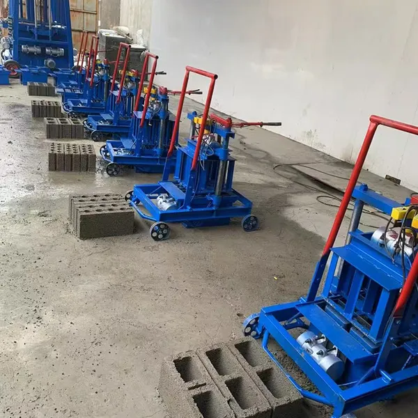 Manual Mobile Block Making Machine Small Cement Interlocking Paver Maker Brick Machine Manual Fly Ash Brick Making Machine photo-4