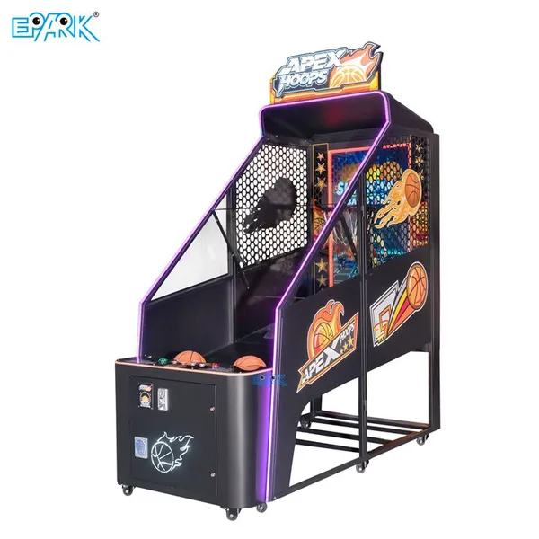 Basketball Arcade Machine Apex Hoops II Single Player Shooting Game with Interactive Screen for FECs Arcades and Shopping Malls