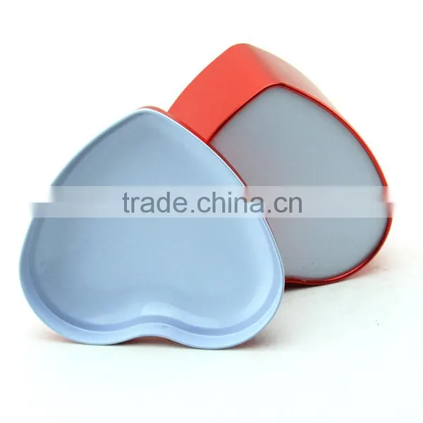 Hot Sale Wedding Gift Candy Heart-shaped Tin Box/metal Can photo-2
