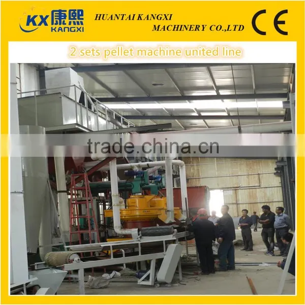 Bioass Waste or Crop Straw Wood Sawdust Pellet and Briquette Pellet Machine or Complete Production Line Hot Exported to India