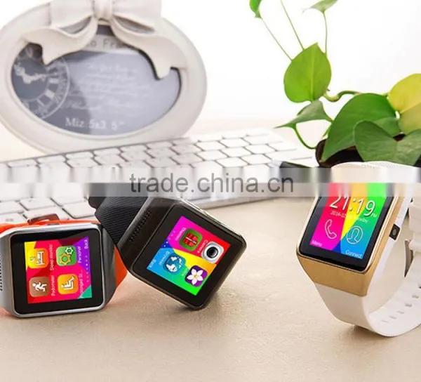 3 Colors Silicone Touch Screen SIM Camera Smart Hand Watch Mobile Phone Cell Phone photo-4