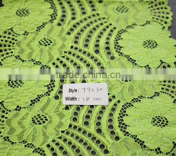 Nylon Mesh Fabric Locked Lace Fabric for Wedding Dress