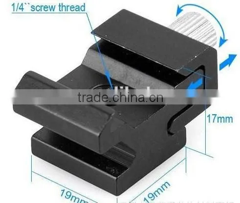 OEM FACTORY Metal 1/4 Screw Flash Hot and Cold Shoe Mount Adapter as Camera Accessories With High Quality photo-3