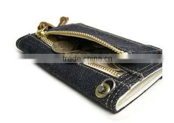 2016 Light Blue Jean Wallet for Men photo-4