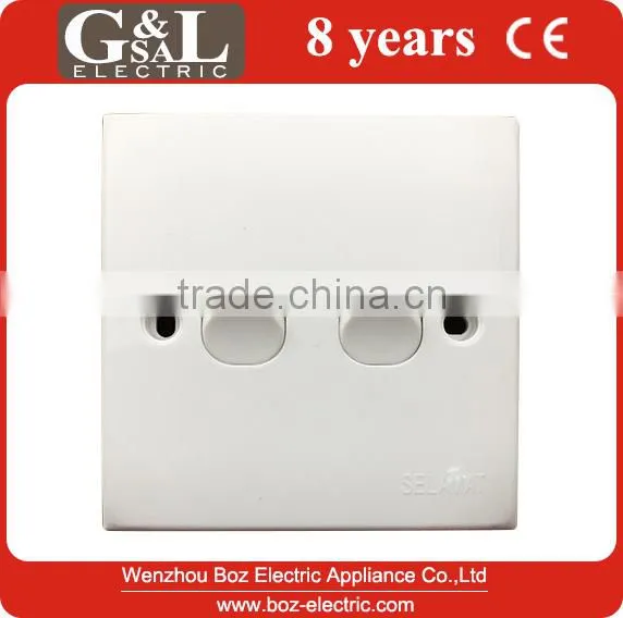 2 Gang 1 Way Wall Switch Two Gang Two Way Switch 10 Amp Hot Sale British Standard