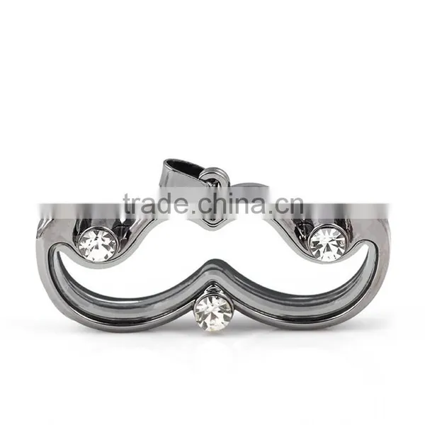 Direct Manufacturer High Quality New Design Beard Shape Floating Locket Pendant Interchangeable Metal Locket Pendant photo-2