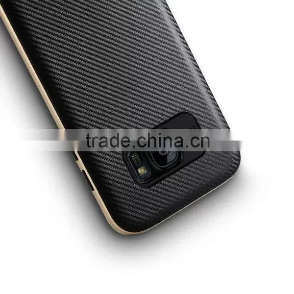 Joyroom Fashion Blade Series Gold Plated Frosted Border Back Case for S7 EDGE 2 in 1 PC Full Cover For S7 photo-6