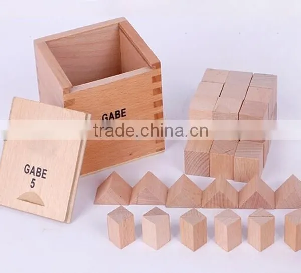 Continued Selling Kids Learning Toys Cubes & Triangular Prisms OEM Gabe Creative Toys photo-4