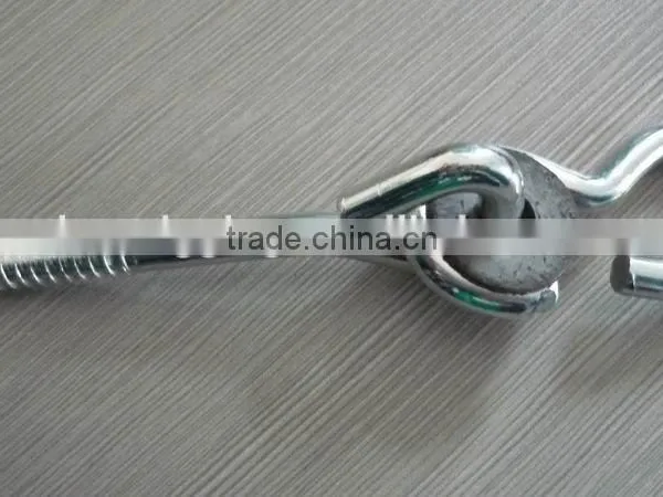 New China Products For Sale Stainless Steel Aisi 316 304 Swing Hook With Bolt And Plastic Washer Hardware Carabiner Manufacture photo-2