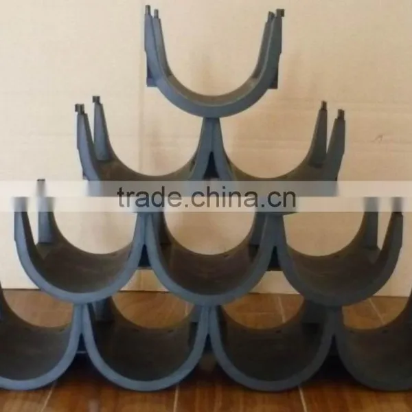PP Single:15.5*12*10 Assemble:48.5*12*36.5 Hot Sale Kitchen Wares Multifunctional Plastic Assembly Wine Rack photo-3