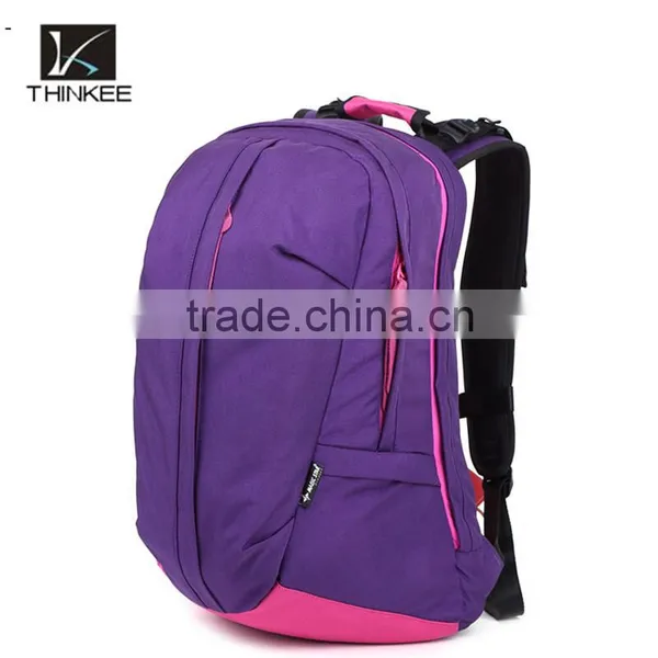 China Wholesale Korea Style Pure Color Travel Bag Backpack Fashion Student Backpack photo-2