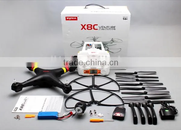 2015 Hot Selling High Quality Factory Prices 4CH 2.4G Syma Drone X8C Remote Control Quadcopter Helicopter With HD Flying Camera photo-2