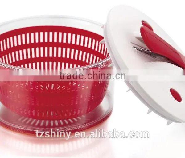 2016 Easy Use Plastic Collapsible Salad Spinner With Mandoline Slicer photo-3