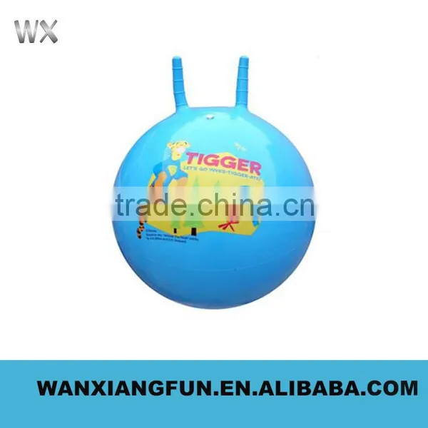 Ecofriendly PVC Toy Jumping Pop Ball With Handle photo-4