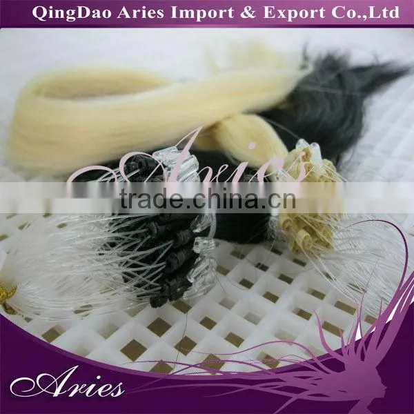 Best Quality Remy Micro Loop Ring Hair Extensions photo-3