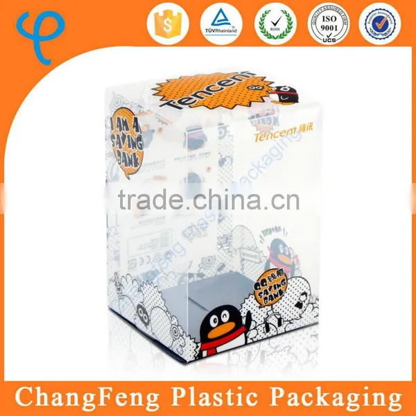 Customized Wholesale PP Clear Plastic Gift Packaging Box