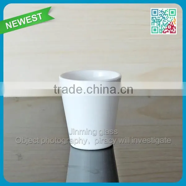 Wholesale Short Wine Cups Short White Ceramic Sake Cups