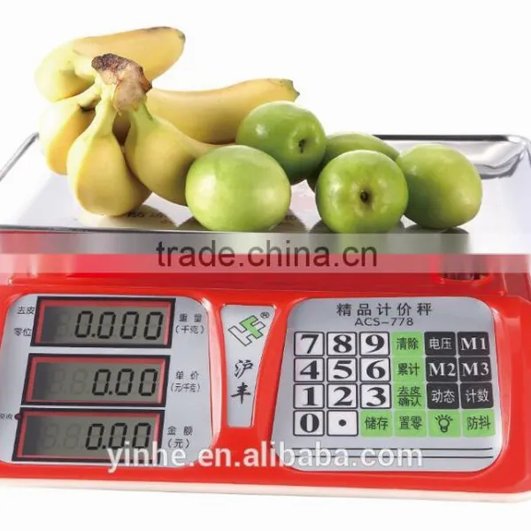 2016 New Design LCD Display Electronic Price Digital ScaleYY-778 photo-4