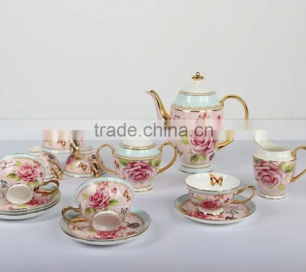 Porcelain Tea Coffee Set Turkish Porcelain Coffee/ Espresso Cup and Saucer photo-2