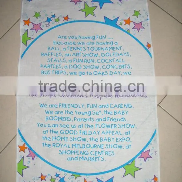 Kitchen Digital Printed Linen Tea Towel for Home Decorationl&gift,animal-giraffe Design-1 photo-5