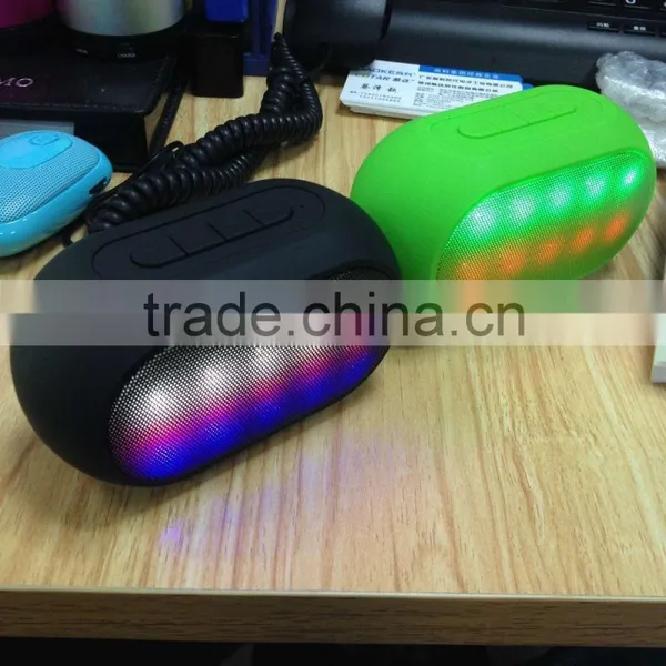 China Manufacture Wireless Bluetooth Lighted Speaker, Wireless Bluetooth Speaker With Microphone photo-2