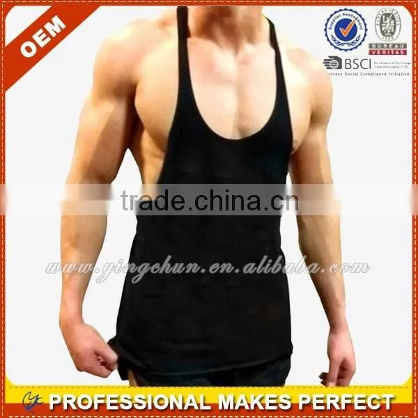 Custom Blank Crop Muscle Fittness Tank Top Plain (YCT-C0170) photo-2